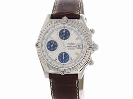 Breitling Chronomat A13050.1 Stainless Steel & Leather Automatic 39mm Mens Breitling