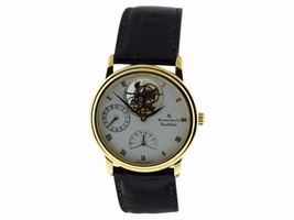 Blancpain Villeret 18K Yellow Gold & Leather 34mm Blancpain
