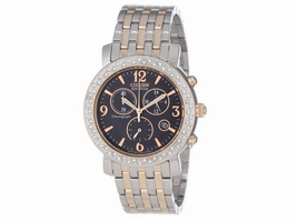 Citizen FB1296-51H Stainless Steel & Gold 38mm Womens Citizen Eco-Drive