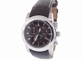 Citizen Eco-Drive AT0550-11X Stainless Steel and Leather 42mm Mens Citizen