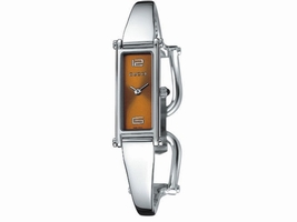 Gucci 1500 Series YA015522 Amber-Brown Dial Stainless Steel Gucci