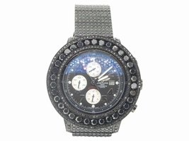 Breitling Super Avenger A13370 Stainless Steel with 30ct Diamond 55mm Mens Breitling