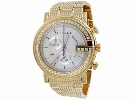 Gucci YA101339 Gold Tone Stainless Steel Quartz 44mm Mens Gucci
