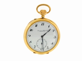 IWC 18K Yellow Gold Pocket Vintage Manual Wind IWC