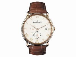 Blancpain Villeret Ultra Slim 18K Rose Gold & Leather Power Reserve 40mm Mens Blancpain