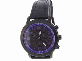 Citizen Eco-Drive AT2235-00E BRT Stainless Steel and Leather 46mm Unisex Citizen