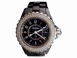 Chanel J12 Ceramic Black Dial Quartz 33mm Womens Chanel
