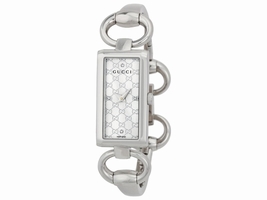Gucci YA119507 Tornabouni Silver Dial Stainless Steel Womens Gucci