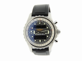 Breitling Chronospace A7836534 Stainless Steel & Rubber Quartz 48mm Mens Breitling