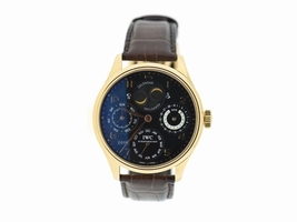 IWC Portuguese Perpetual Calendar 5021-03 18K Rose Gold & Leather Automatic 44mm Mens IWC