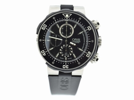 Oris Prodiver 7630 Titanium & Rubber Automatic 47mm Mens Oris