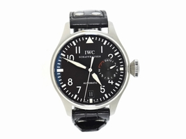 IWC Big Pilot 7 Day Power Reserve 500401 Stainless Steel & Leather Automatic 46mm Mens IWC