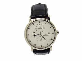 Blancpain Villeret GMT 6260 18K White Gold / Leather 38mm Mens Blancpain