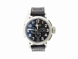 Zenith Pilot 03.2430.4054 Stainless Steel & Leather Automatic 48mm Mens Zenith