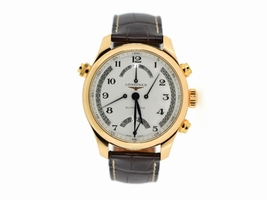 Longines Master Collection L2.715.8.78.3 18K Rose Gold & Leather Automatic 41mm Mens Longines