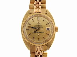 Omega Constellation 18K Yellow Gold Automatic Vintage 23.7mm Womens Omega