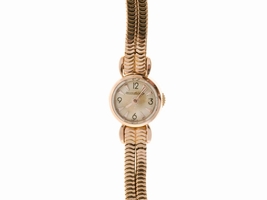 Jaeger Lecoultre 18K Pink Gold Manual 22mm Womens Jaeger Lecoultre