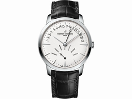 Vacheron Constantin Patrimony 4000U/000G-B112 18K White Gold & Leather Automatic 42.50 mm Mens Vacheron Constantin