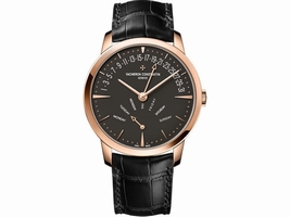 Vacheron Constantin Patrimony 4000U/000R-B111 18K Rose Gold & Leather with Black Dial Automatic 42.50mm Mens Vacheron Constantin