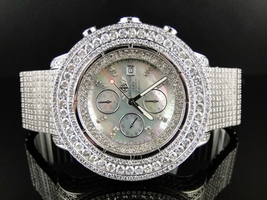 Breitling Super Avenger Diamond Fully Iced 42 Ct Mens Breitling