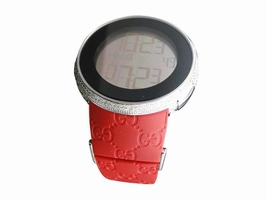 Gucci YA114212 Genuine Diamond Digital Red Mens Gucci