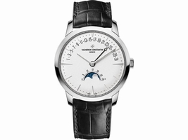 Vacheron Constantin Patrimony 18K White Gold & Leather with Silver Dial Automatic 42.50mm Mens Vacheron Constantin