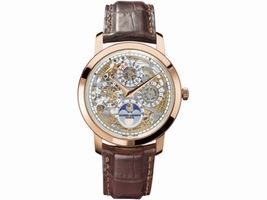 Vacheron Constantin Traditionnelle 43172/000R-9241 18K Pink Gold with Skeleton Dial 39mm Mens Vacheron Constantin