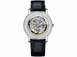 Vacheron Constantin Traditionnelle 43578/000G-9393 18K White Gold with Skeleton Dial 38mm Mens Vacheron Constantin