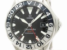 Omega Seamaster GMT Gerry Lopez Limited Edition 2536.50 Stainless Steel with Black Dial Automatic 41mm Mens Omega