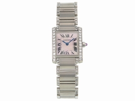 Cartier Tank Francaise 51028Q3 37mm Quartz Diamond Cartier