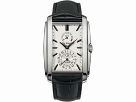 Patek Philippe 18K White Gold / Leather with White Dial 32.4mm Mens Patek Phillipe