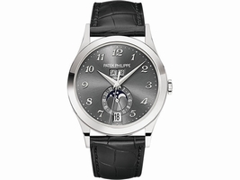 Patek Philippe 5396G-014 18K White Gold / Leather Automatic 38.5mm Mens Patek Phillipe