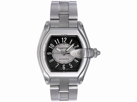 Cartier Roadster W62041V3 Stainless Steel Black Dial Automatic 38mm Men's Cartier