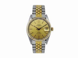 Tudor Oyster Date Prince 75203 Two-Tone Stainless Steel and Yellow Gold Plated 36mm Mens Tudor