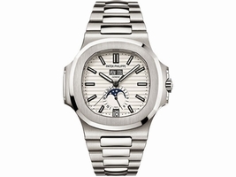 Patek Philippe 5726/1A-010 Stainless Steel with Silver Dial 40.5mm Mens Patek Phillipe