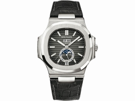 Patek Philippe 5726A-001 Stainless Steel with Black Dial 40.5mm Mens Patek Phillipe