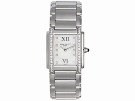 Patek Philippe Twenty-4 4910/10A Twenty-4 Stainless Steel Quartz 25mm Womens Patek Philippe