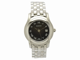 Gucci 5500L Date Stainless Steel 27mm Gucci