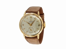Omega 14K Yellow Gold Automatic 32mm Mens  |Omega
