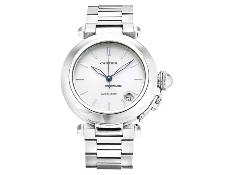 Cartier Pasha C W31010M7 Stainless Steel 35mm Mens Cartier