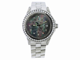 Breitling Super Ocean A17360 Stainless Steel With Black Mother of Pearl Dial Mens Breitling