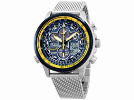 Citizen JY803156L Stainless Steel Blue Dial Quartz 48mm Mens Citizen