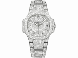 Patek Philippe 18K White Gold with Diamond 33.6mm Womens Patek Philippe