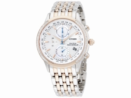 Citizen FC5006-55A Two Tone Stainless Steel Silver Dial Quartz 38mm Womens Citizen