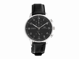 IWC Portuguese 3714-47 Stainless Steel / Leather 40.9mm Mens IWC