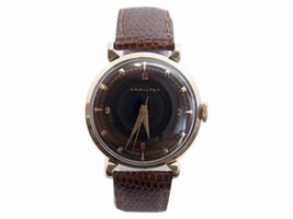 Hamilton 14K Yellow Gold Winding 31mm Mens 1960s Hamilton