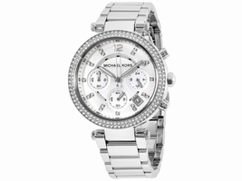 Michael Kors Parker MK5353 Silver Dial Stainless Steel 39mm Womens Michael Kors