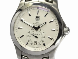 Tag Heuer Link Calibre WJF-211B Stainless Steel White Dial Automatic 39mm Men's Tag Heuer