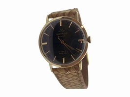 Movado Kingnatic Sub Sea 14K Yellow Gold Automatic 32.5 mm Mens 1960s Movado