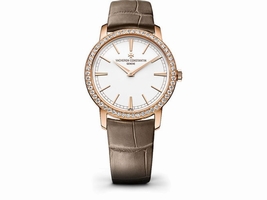 Vacheron Constantin Traditionnelle 81590000R-9847 18K Rose Gold with White Dial 33mm Womens Vacheron Constantin